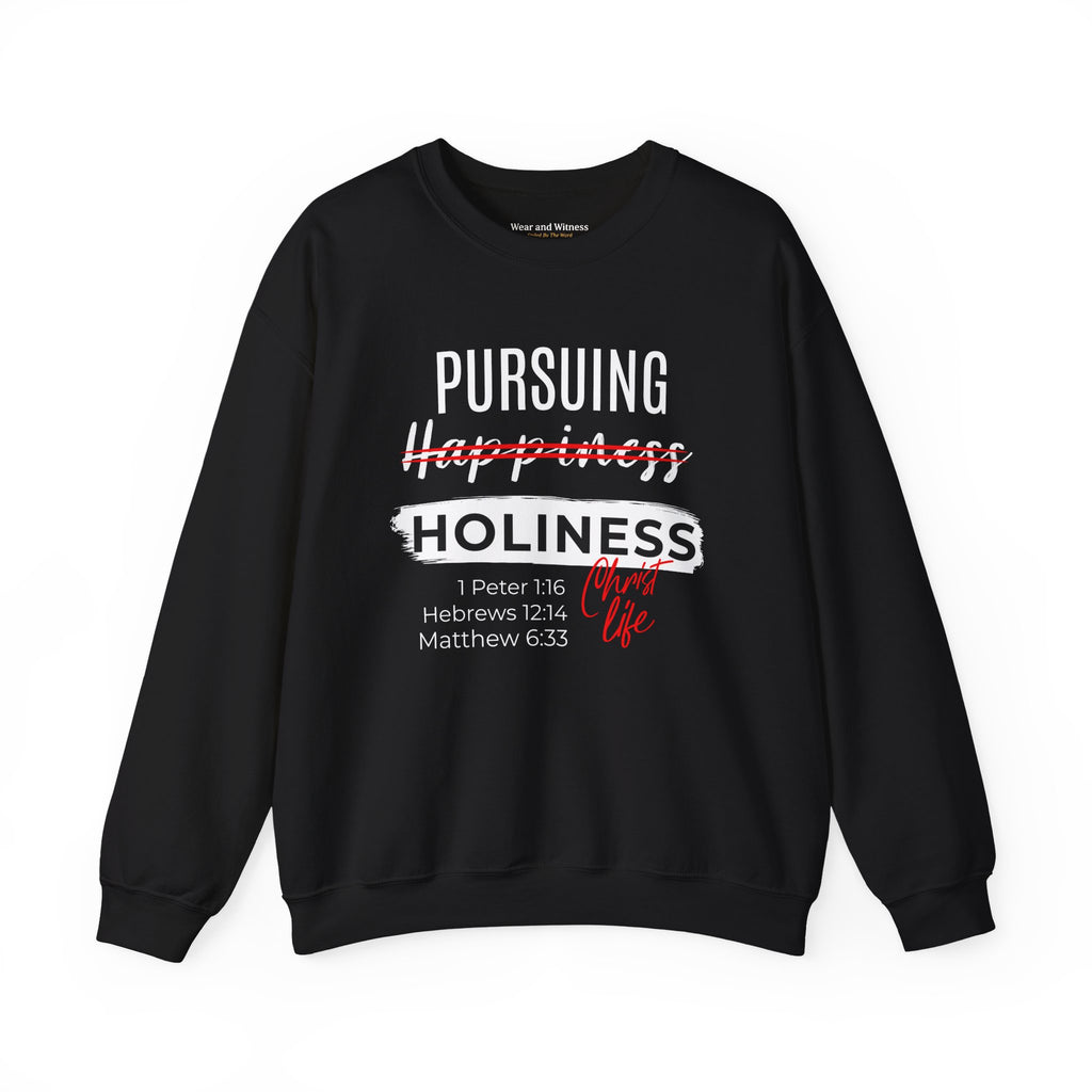 "Holiness" Faith Graphic Crewneck Sweatshirt